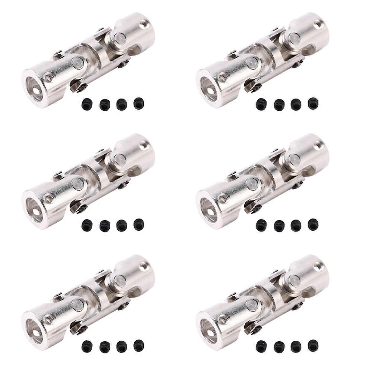 Rc Double Universal Joint Cardan Couplings with Screw,6x6Mm