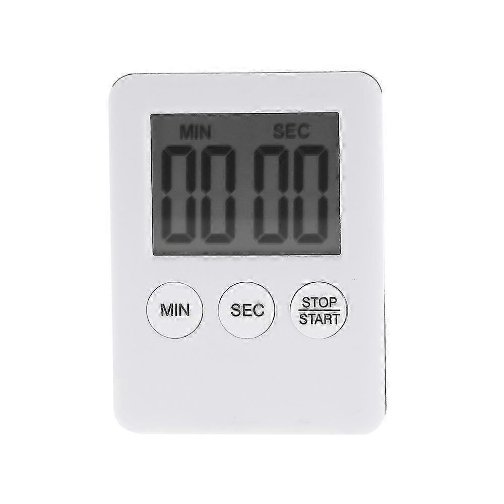 Magnetic LCD Digital Kitchen Timer, white