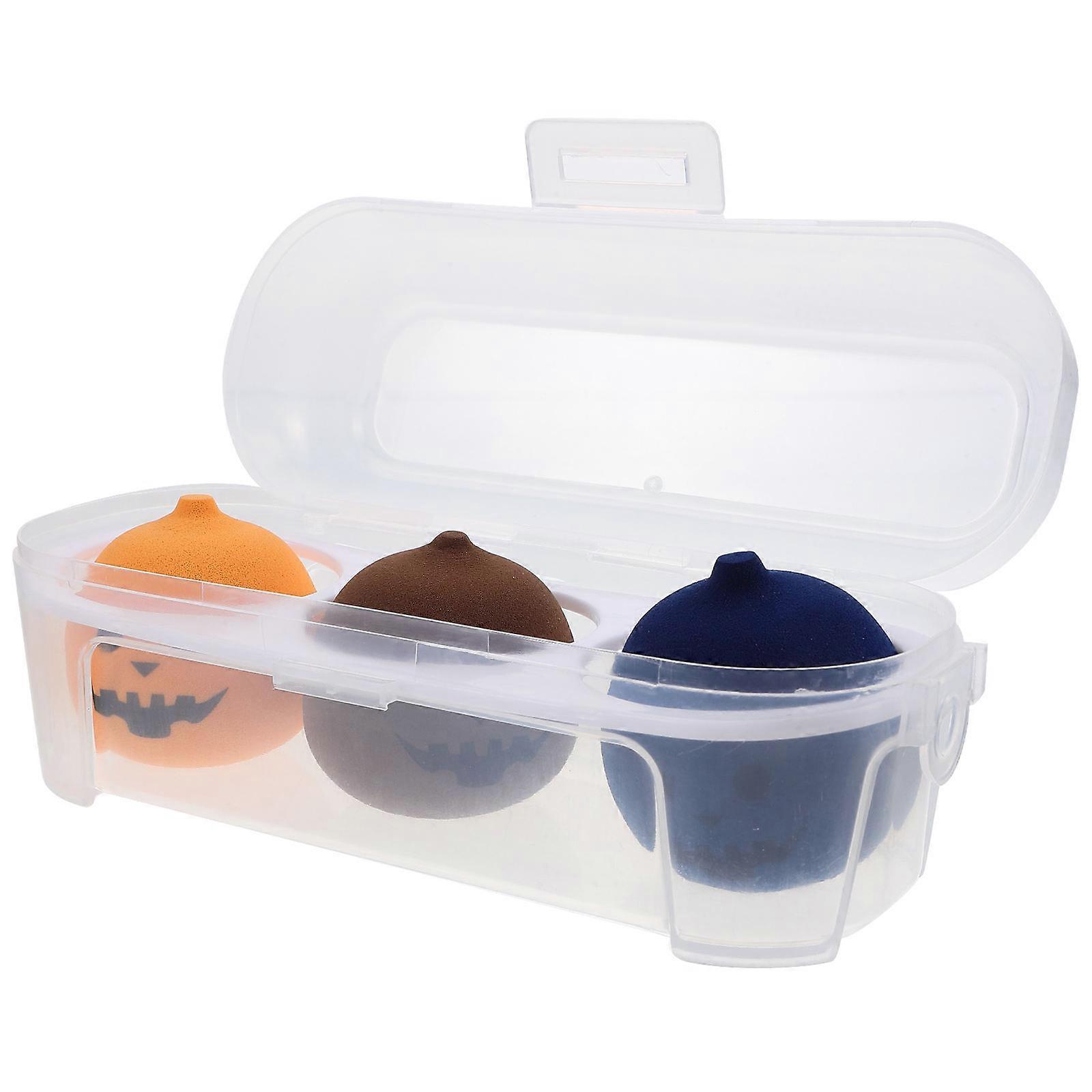 Foundation Application Beauty Egg Hydrophilic Polyurethane Easy Cleaning Halloween 3Set