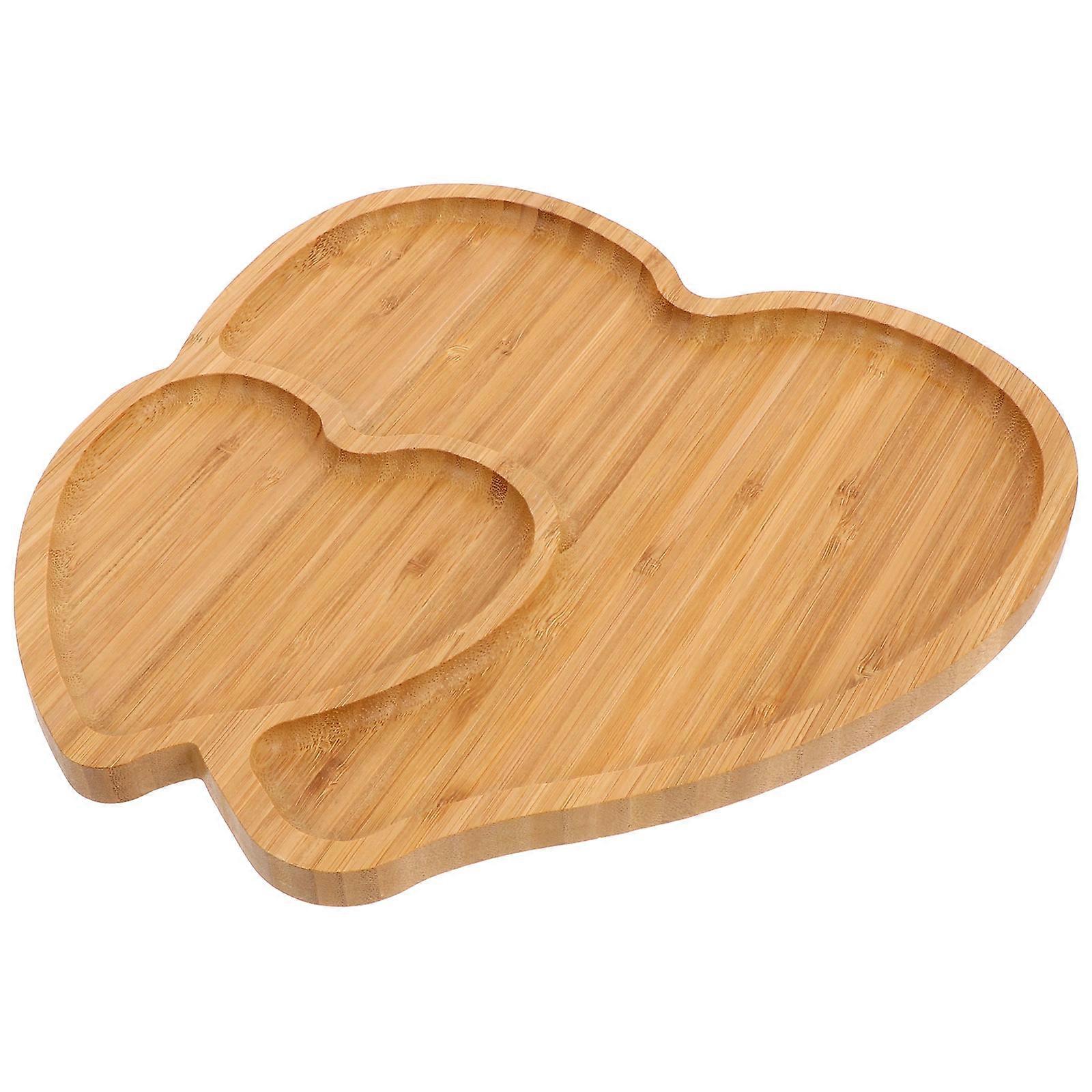 Eating Tray Bamboo Decorative Use Father's Day 27x27x1.6cm 1Pack