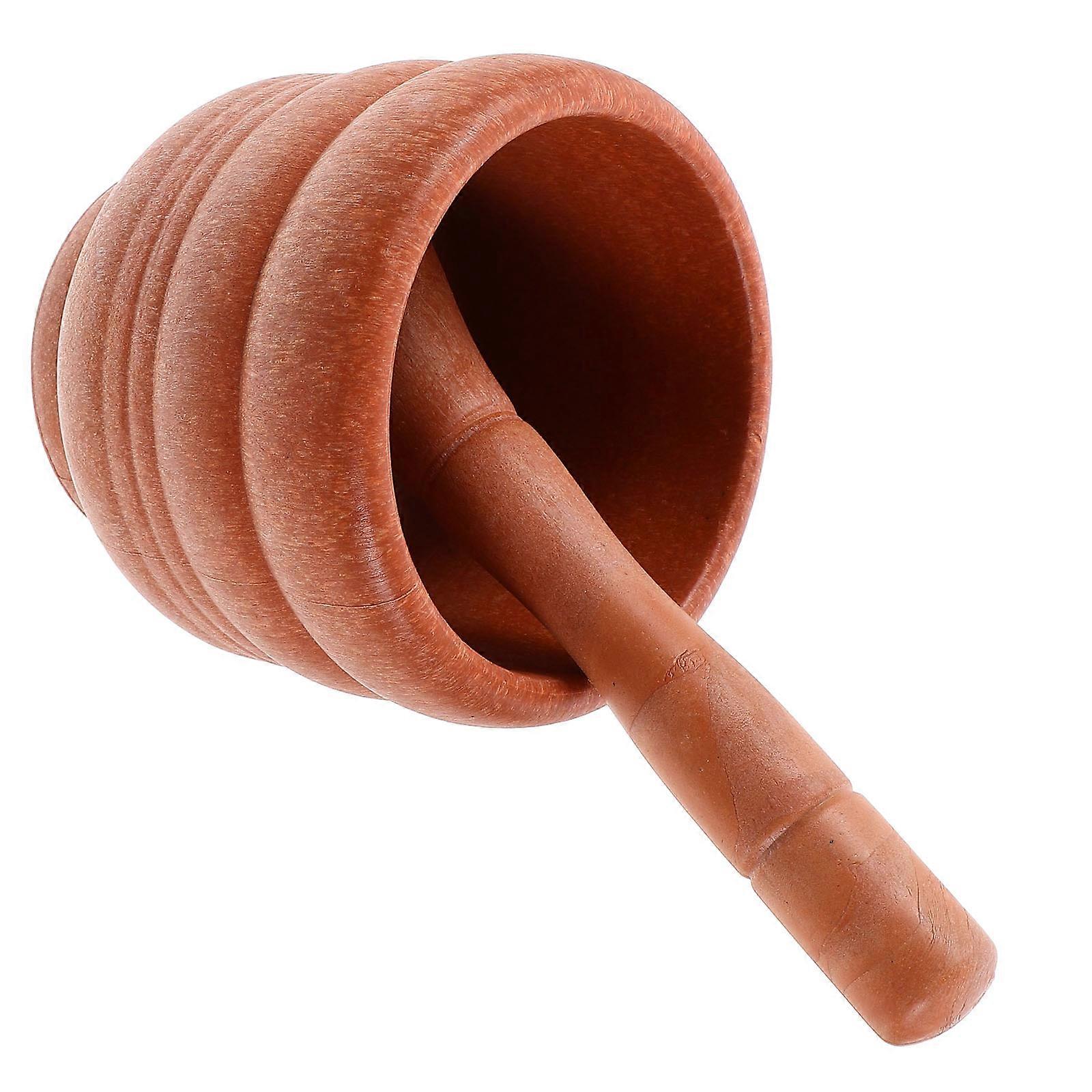 Manual Garlic Masher Set with Pestle for Grinding Garlic, Spices, and Nuts to Enhance Meal Flavors