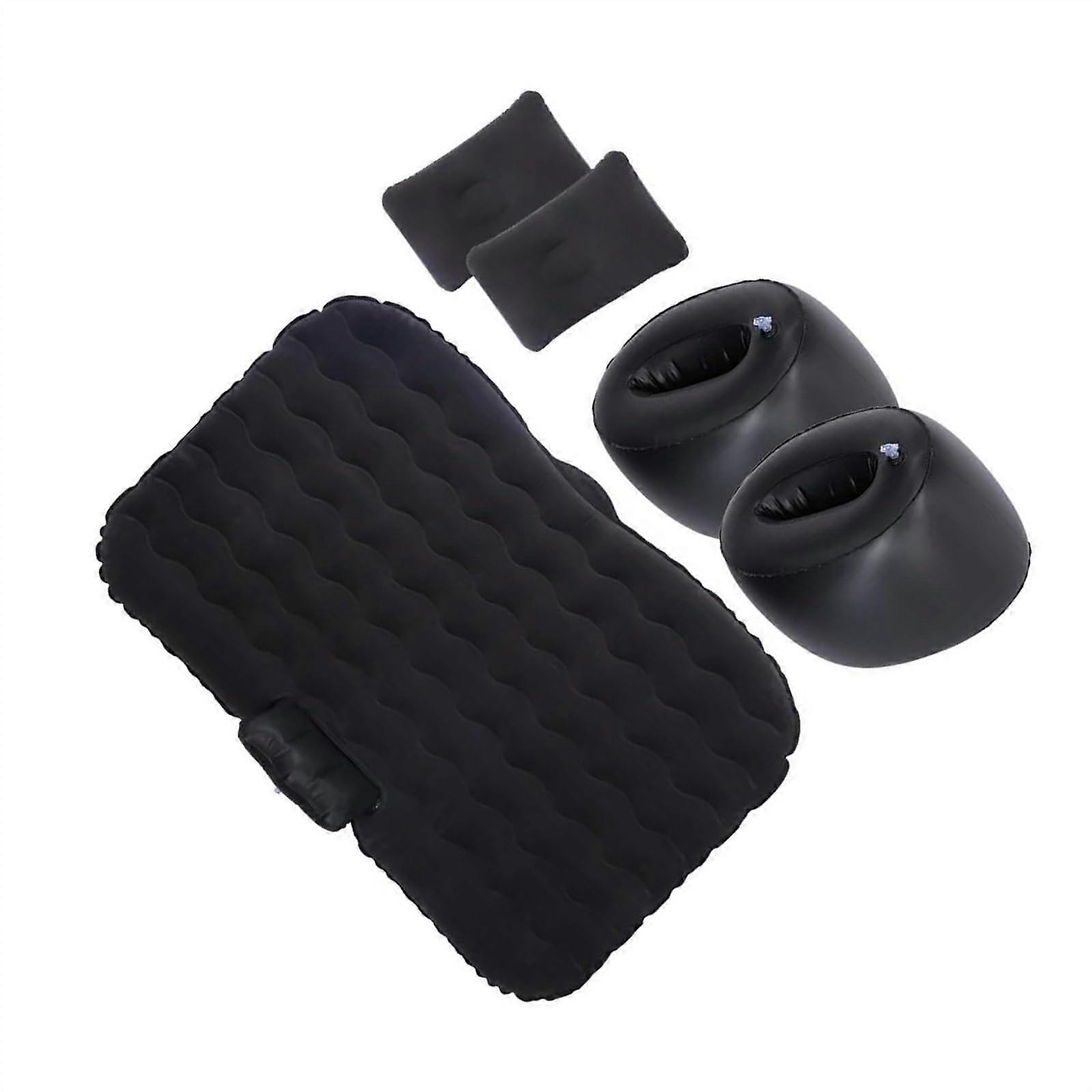 Auto Mattress For SUV MPV Universal Inflatable Car Bed Air Mattress For Camping And Travel Black Size 1 Backrest Cushion