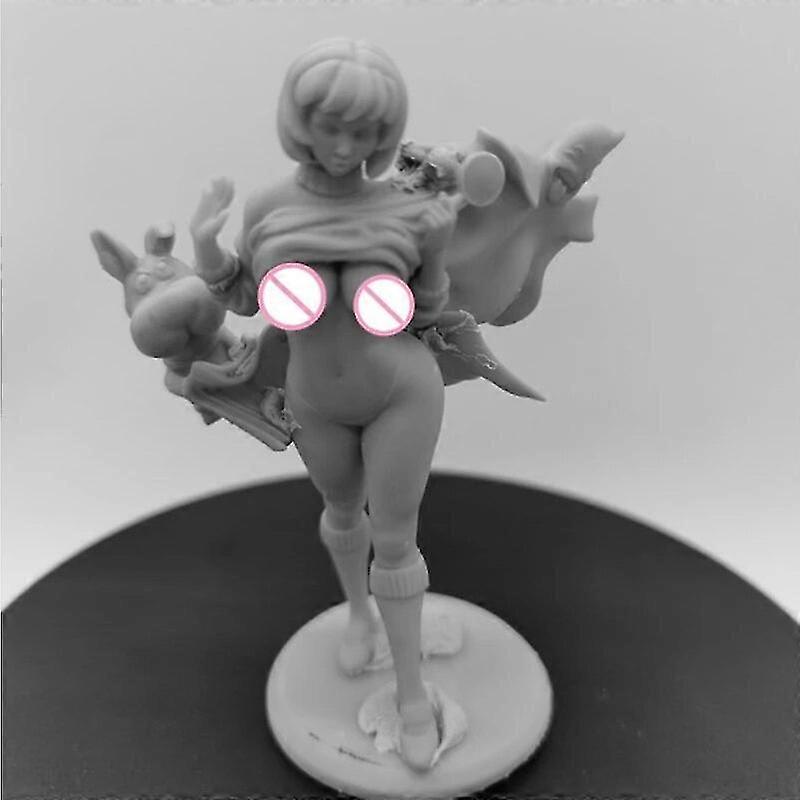 1/24 Scale Resin Figure Model Kit Miniatures GK Velma DIY Unassembled and Unpainted Diorama Toys
