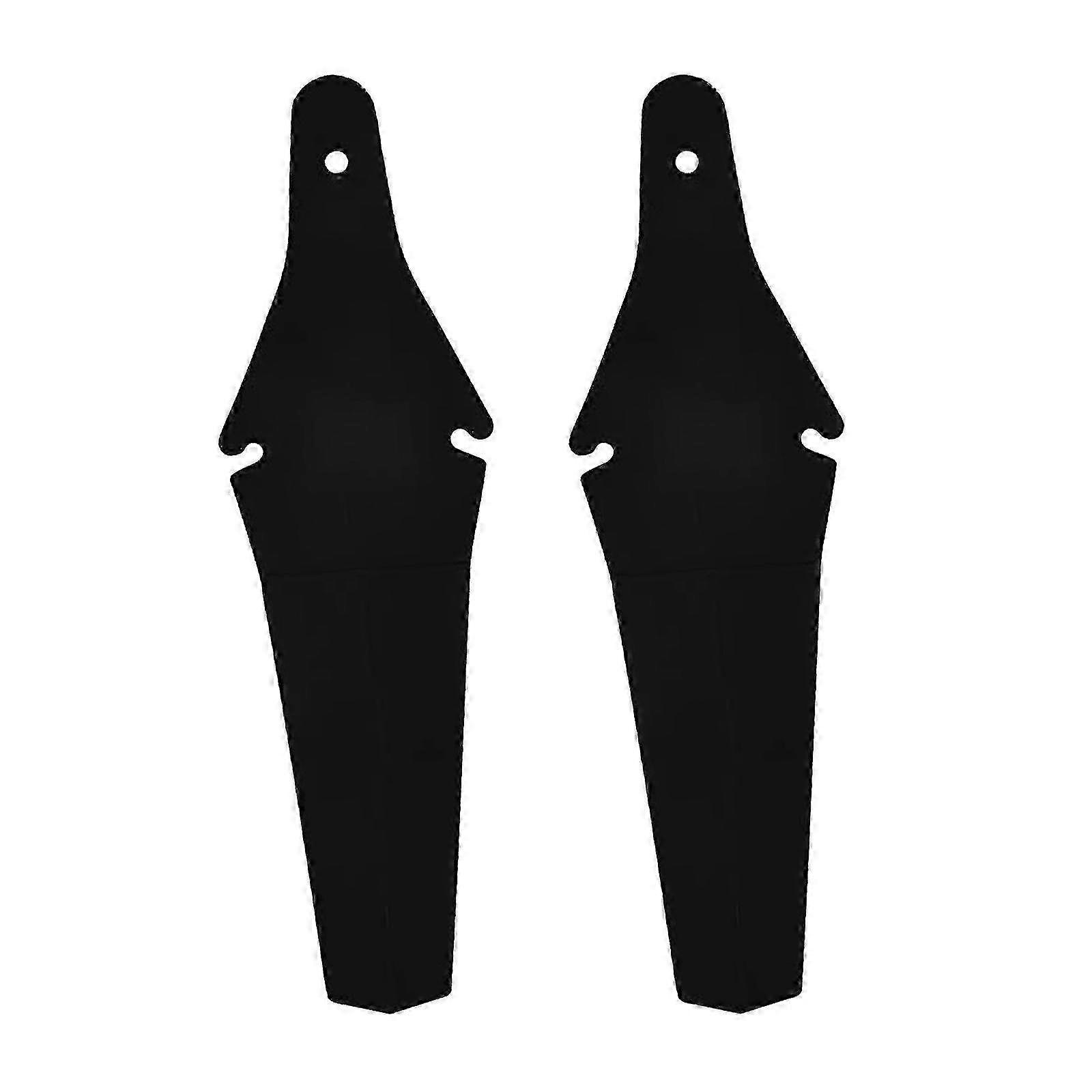 2x Bicycle Mudguard Easy To Install Replacement Part for Riding White
