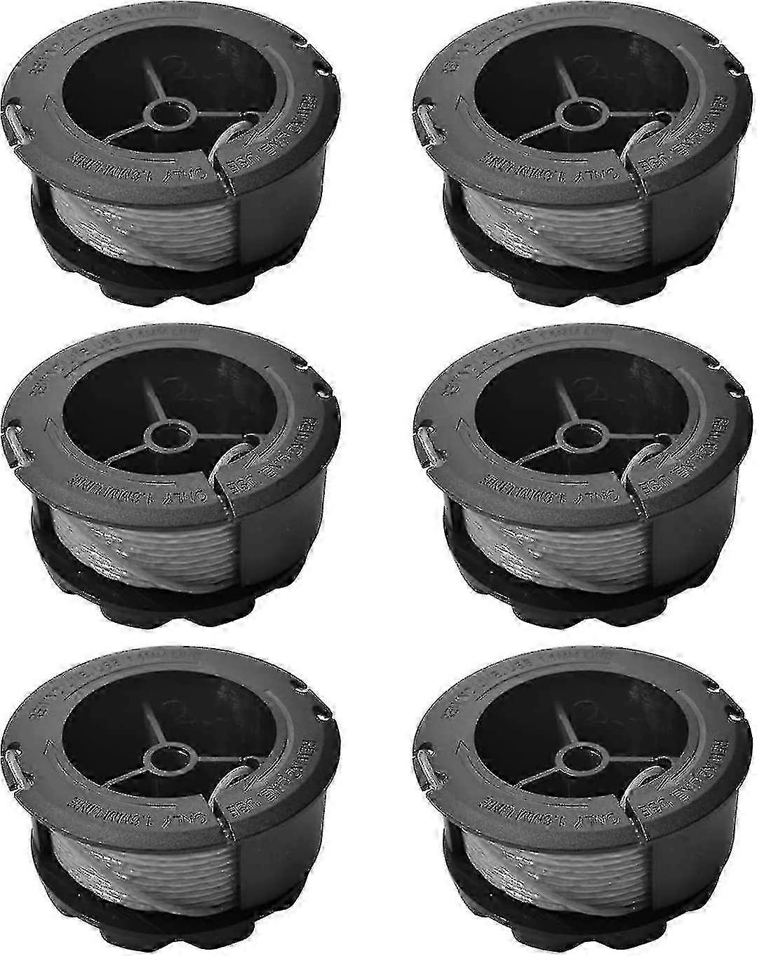 Grass Trimmer Spool for Universal Cordless Models, 16mm x 6m, 4-Pack Replacement Line for Garden Tools