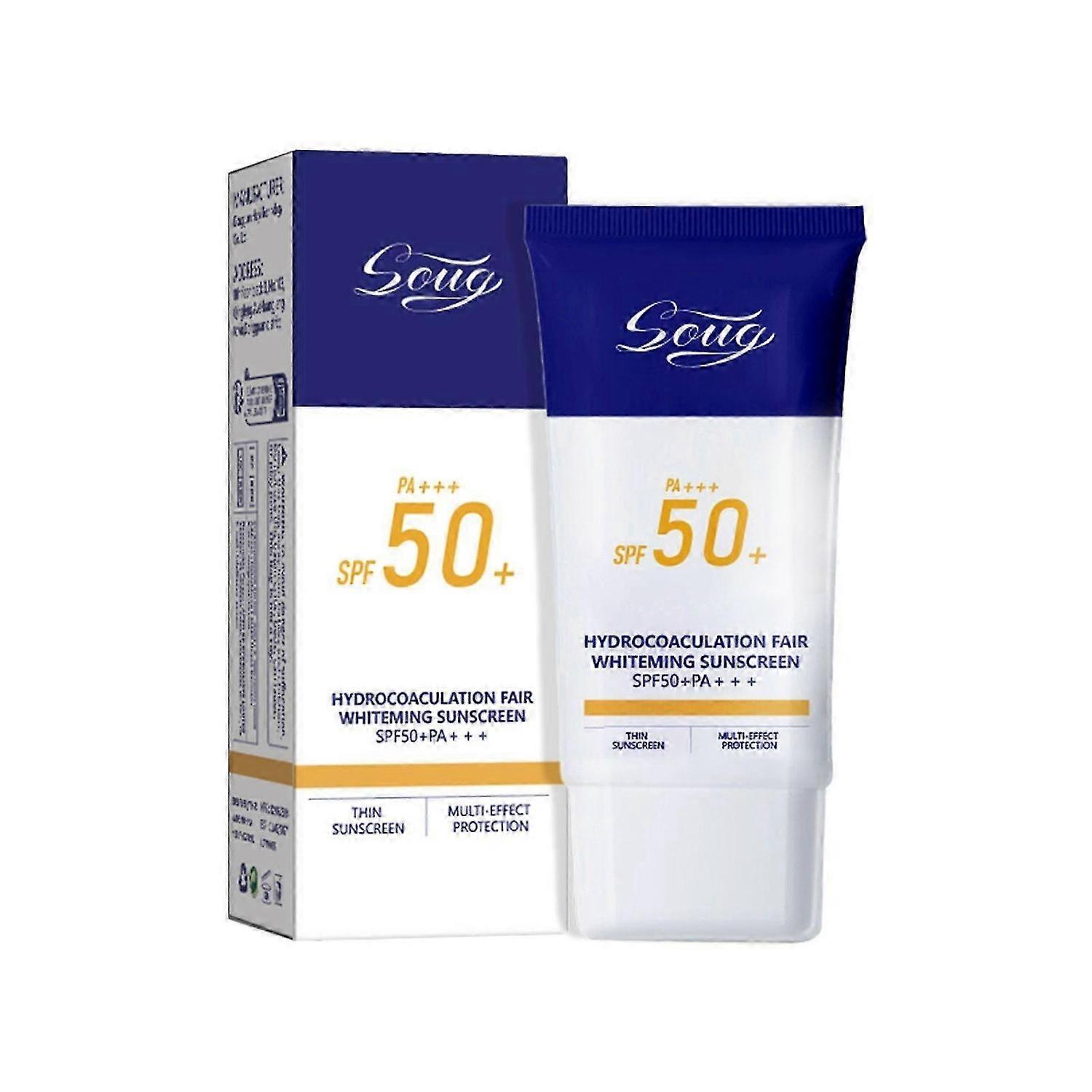 Sunscreen for Face Spf 50, Sunscreen Cream, Sunscreen Spf 50 for Face, Moisturizing Uv Defense Sunscreen, Fast Absorption & No Sticky Feeling