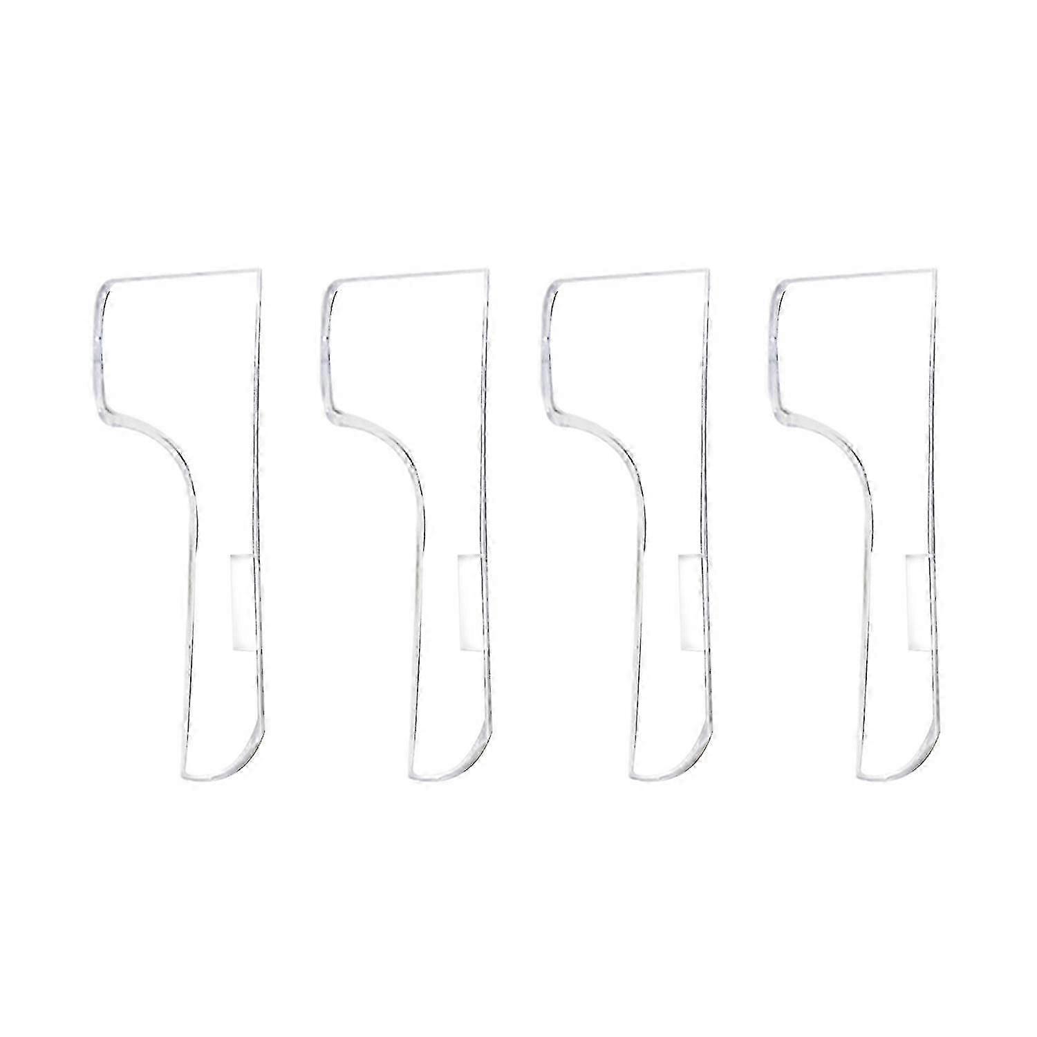 4Pcs Reusable Transparent Electric Toothbrush Head Dustproof Protection Case