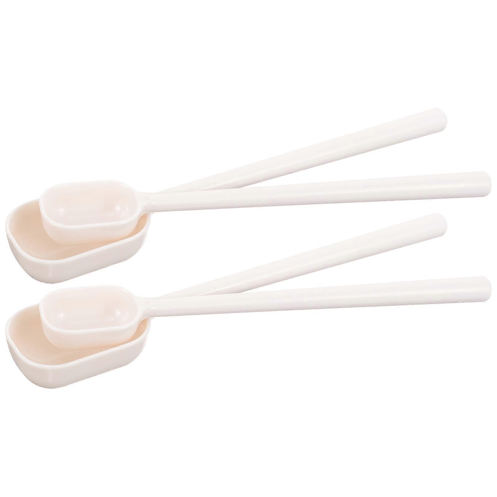 Multiuse Coffee Spoons For Kitchen Utensils Holding Coffee Beans And Practical Design Plastic 4Pcs