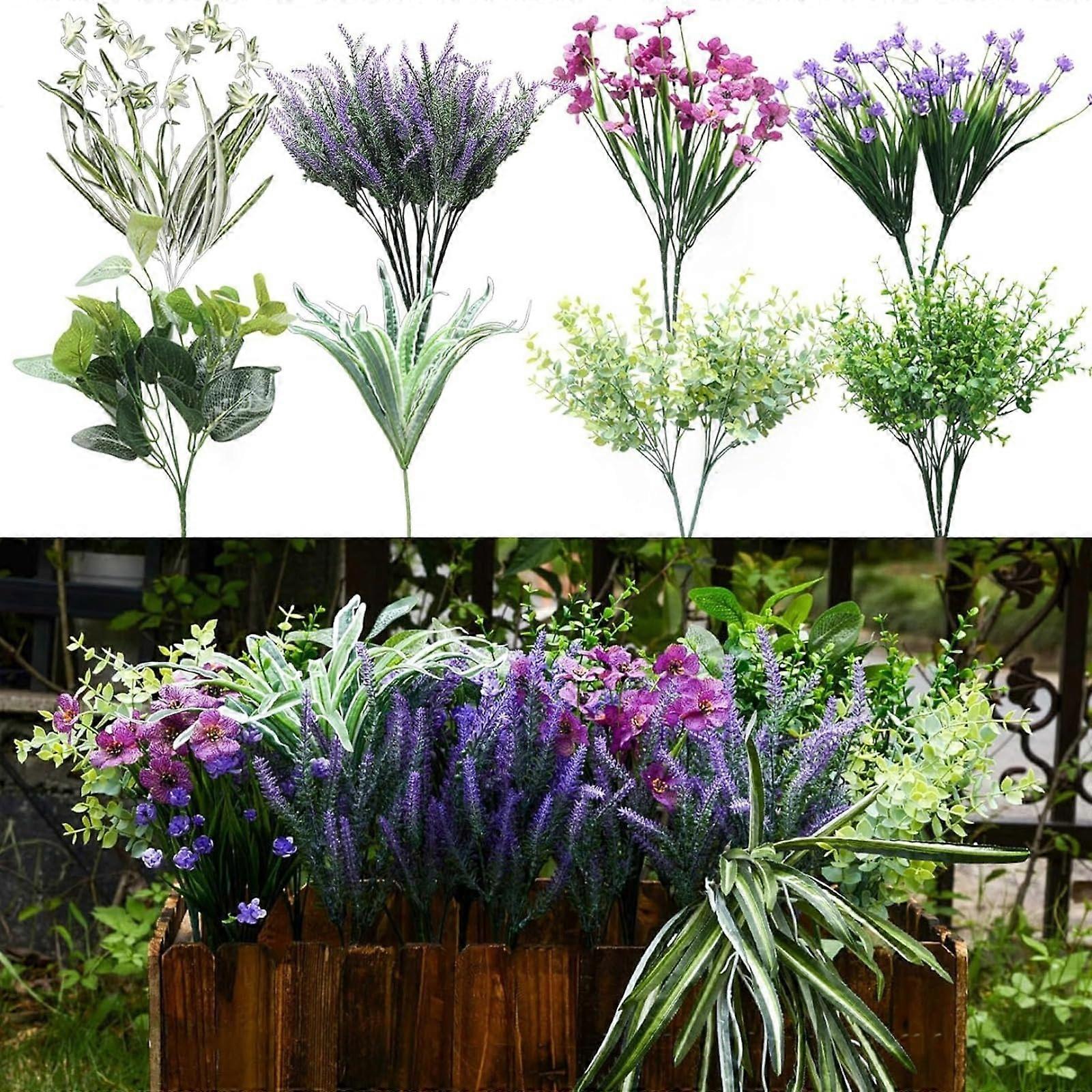 Artificial Lavender Flowers, Ideal for Gardens