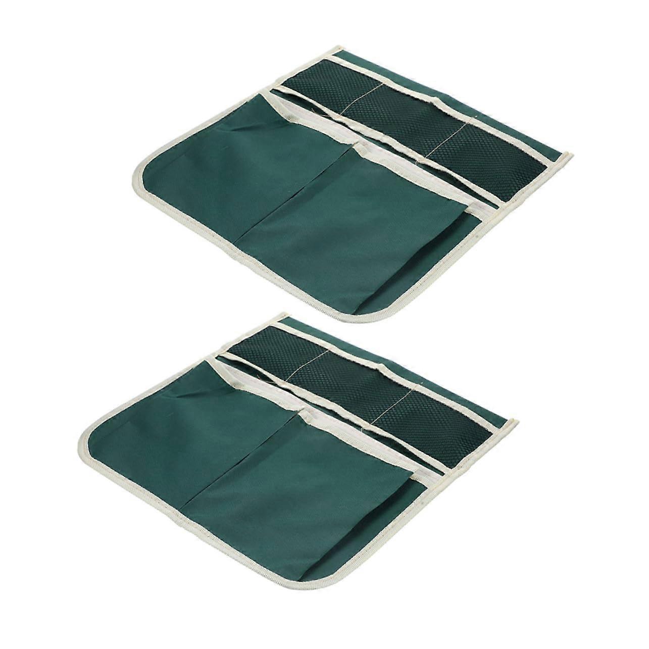 2Piece Knee Stool Set Tool Bag Made of Canvas, Tool Cart, NonSlip Tool Bag, WarmUp Set, Foldable Tool Bag Set for Outdoor Use
