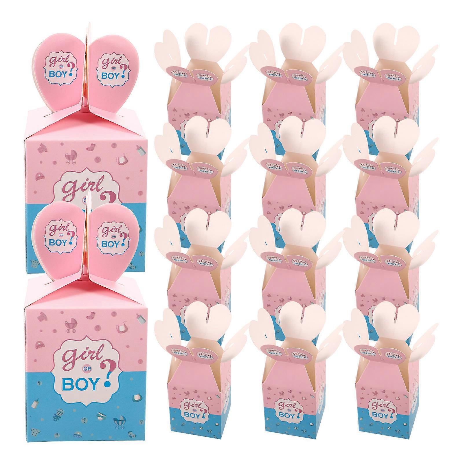 Paper Candy Boxes Multi Color for Storage Use 50Pcs Reusable Set
