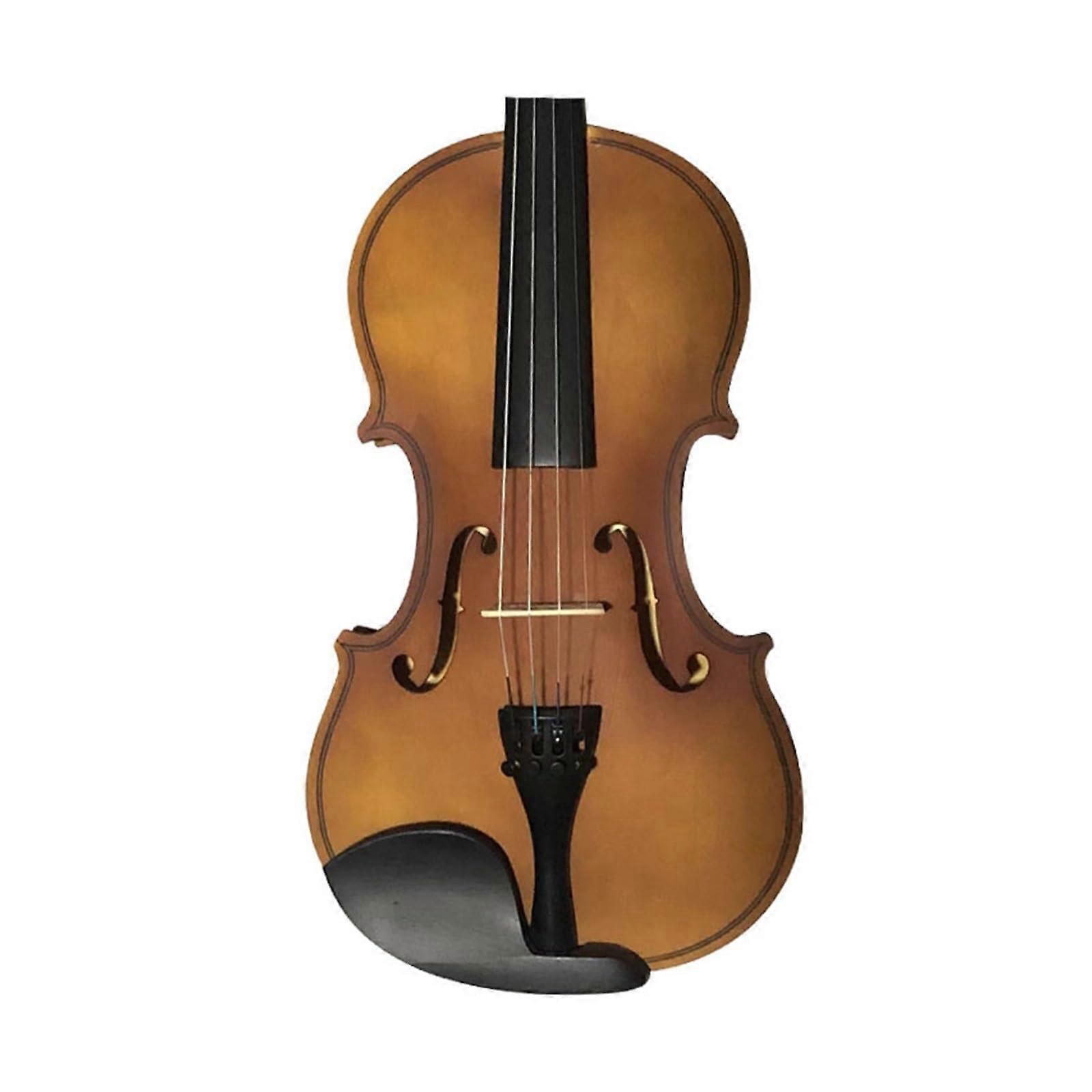 Violin Beginner Package Matte Glossy 4/4 3/4 1/2 1/4 1/8 Sizes for Adults and Beginners (Matte, 3/4)