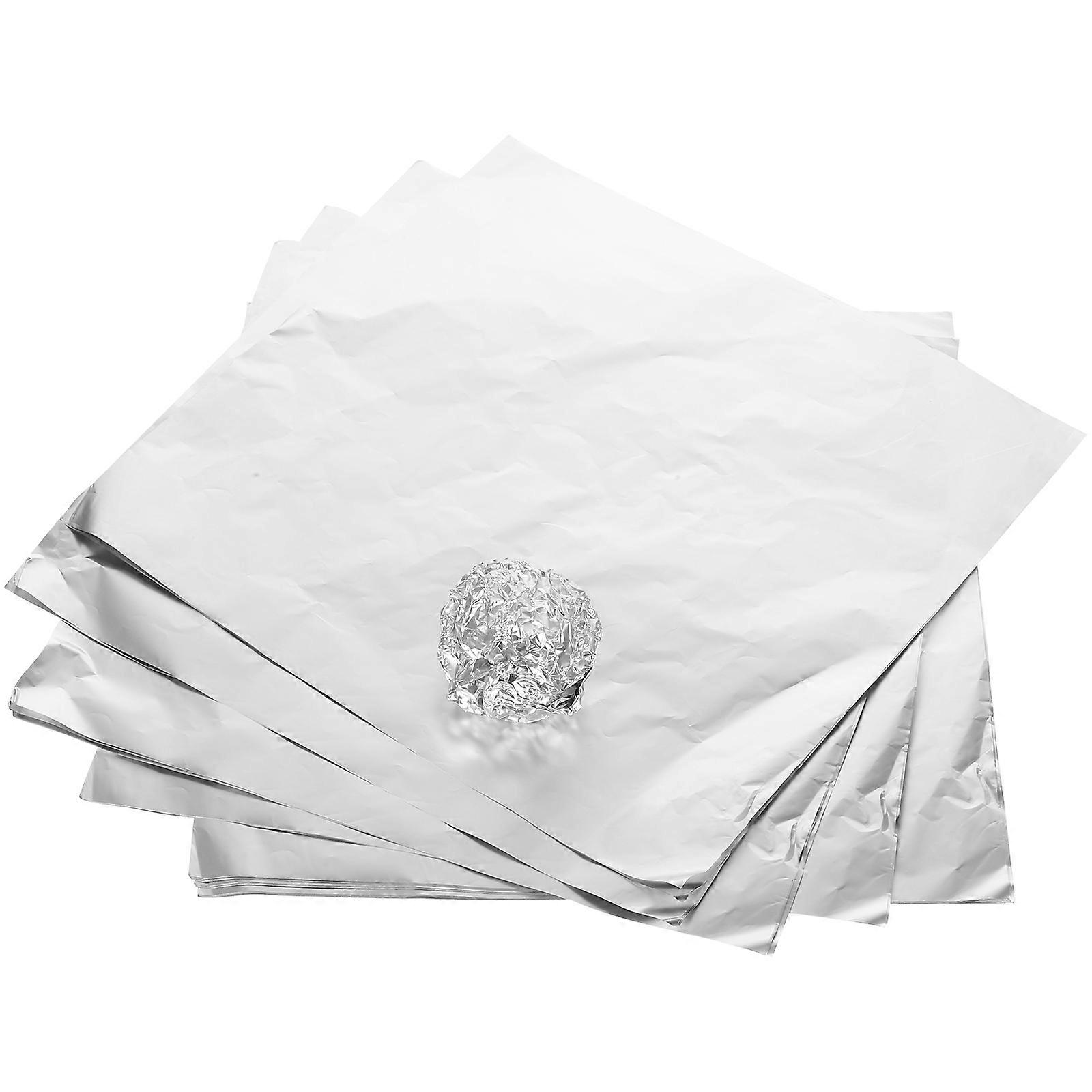 Aluminum Foil Wrappers Food Wrappers for Chocolate Packaging Dust Protection Bright Color Design 200Pcs