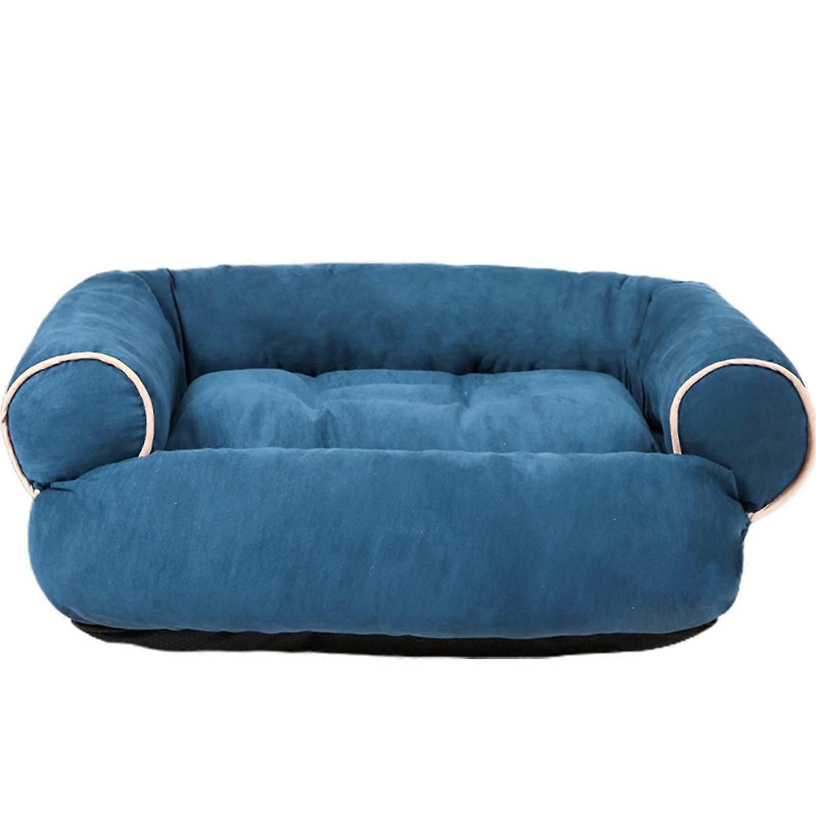 Lounger Bed Machine Washable Super Soft Plush Fluffy Warming Pet Bed