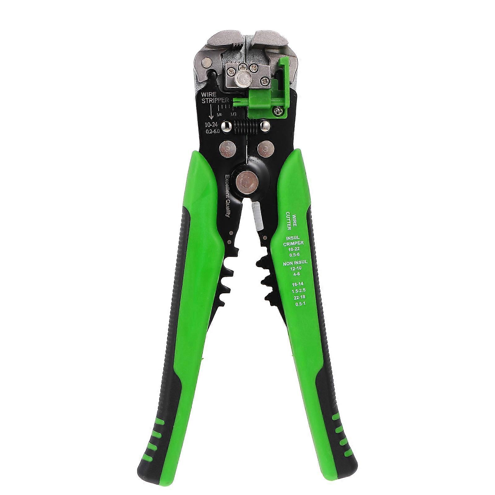 Multi-Function Cable Stripping Pliers Flame Retardant Rubber For Technicians 8.1×3.8×0.4In 1Pack