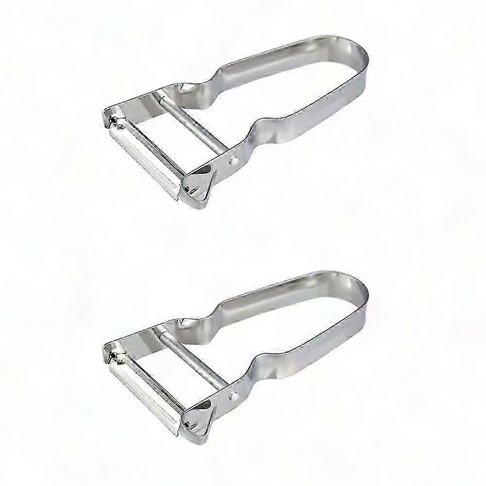 2-Pack Precision Stainless Steel Peelers for Kitchen Use - Sharp, Durable, and Efficient Tool Set
