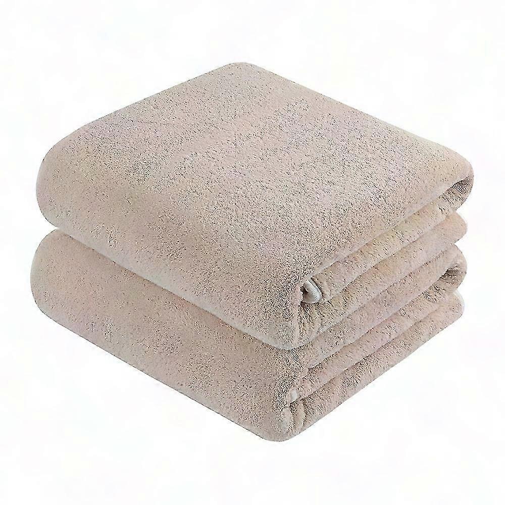 Plush Microfiber Towel - Soft, Fast-Drying, Absorbent & Lightweight for Bath Use