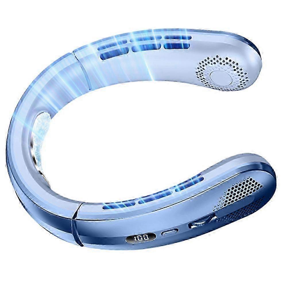 Halsventilator bærbar bladløs halsventilator 100 hastighed bærbar halsventilator opgraderet