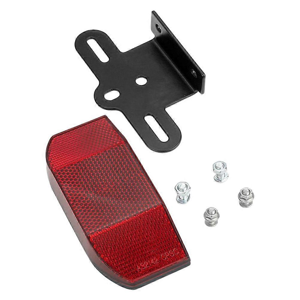 Mountain Bike Reflector Mounting Plate – Wide Reflective Design for Rear Lamp Visibility, Easy Installation & Durability