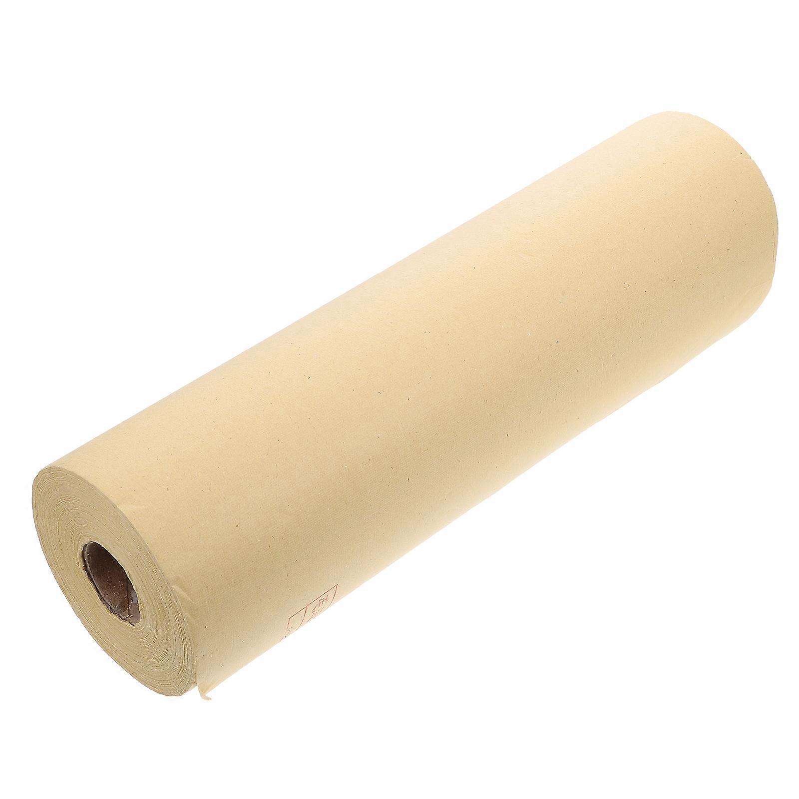 Chinese Calligraphy Paper for Writing Beige Color Excellent Absorbency and Toughness Ideal for Practice and Gifts 1 Roll
