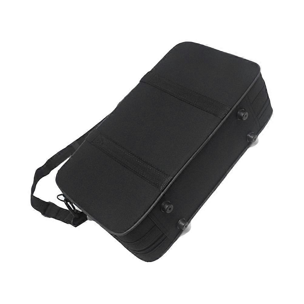 Portable Clarinet Carrying Bag Padded Clarinet Case Musicians Travel Rectangular Canvas Bump Protection 1Pack