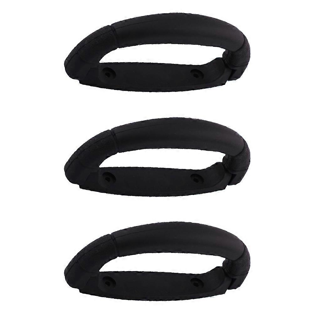 Black Plastic Handle Lithium Battery Case Solar Panel Non-Slip 3Set