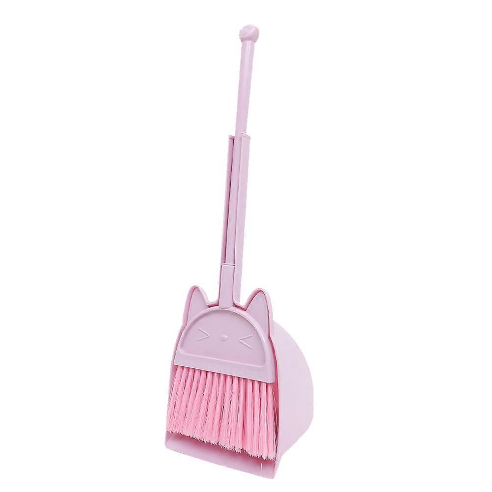 Toddler Broom and Dustpan Set for Kids Housework 1Set Purple
