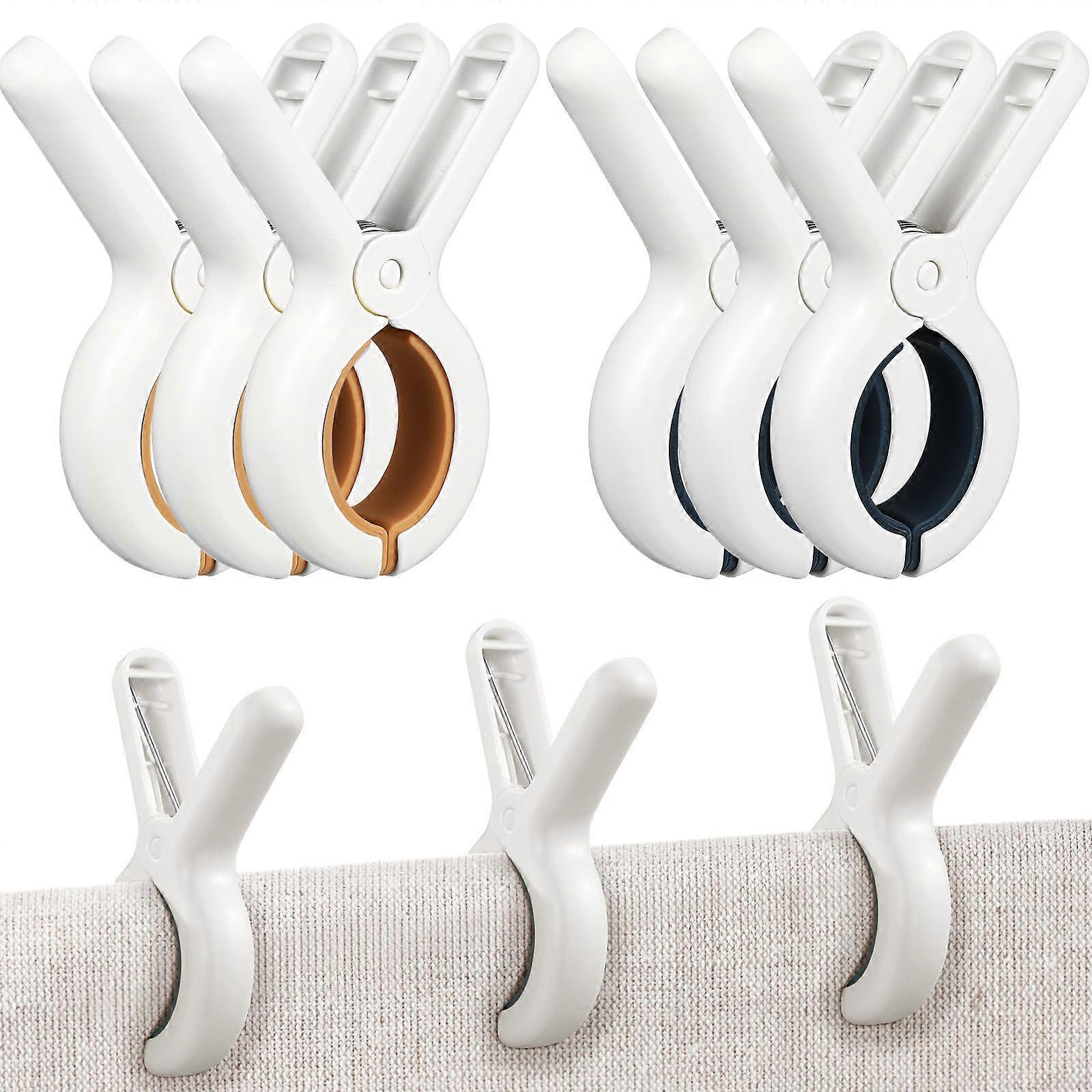 Assorted Color 18Set Plastic Drying Clips Windproof Designed For Quilts Beach Towels Ideal For Households