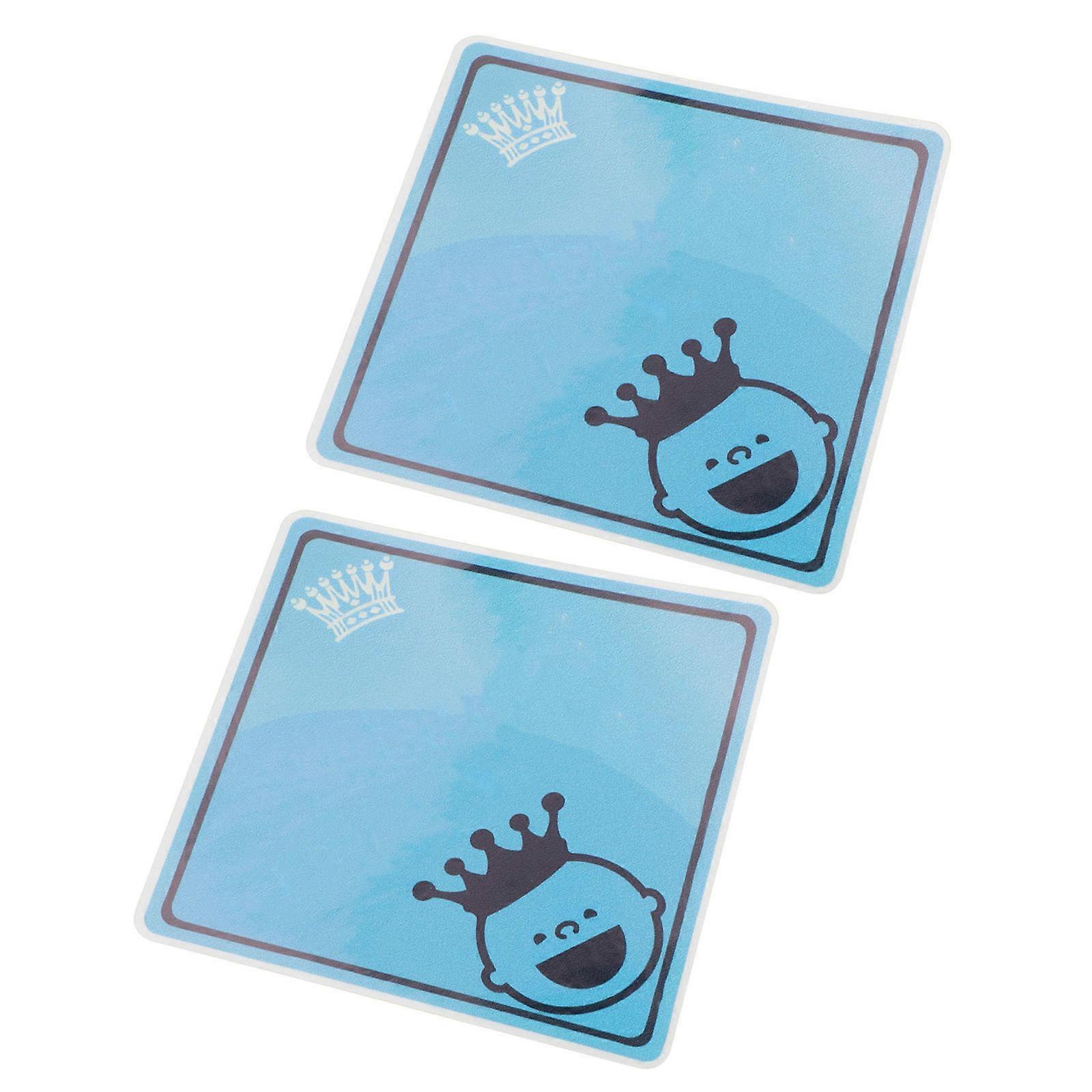 Prince On Board Sticker Sign 2Pcs Car Decal Sticker Maximum Visibility And Waterproof 9.5x9.5cm For Driving Safety