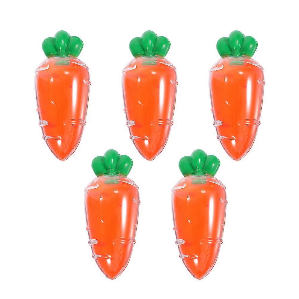 5pcs Carrot Shaped Candy Boxes with Lids for Party Favors Wedding and Birthday Celebrations Fun Decorative Candy Holders