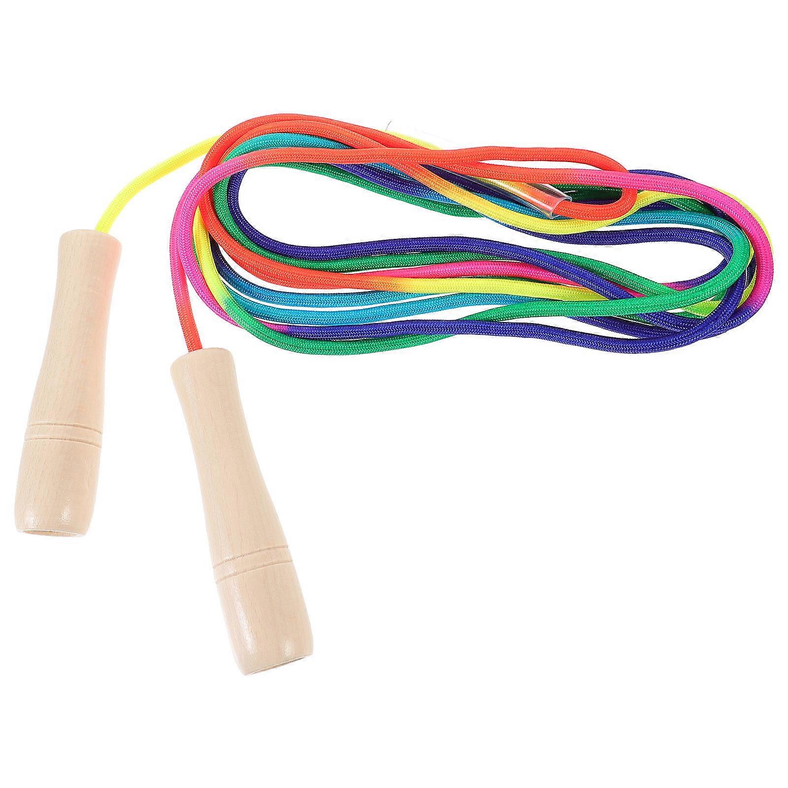 Chinese Jump Rope Elastic Fitness Skipping Rope Adjustable 2pcs Set