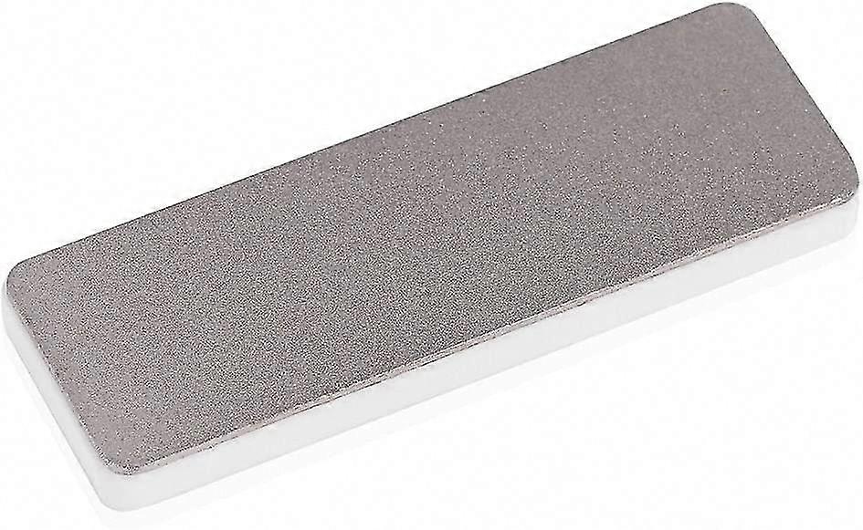 Mini Double Sided Ceramic Whetstone - Universal Knife Sharpener for Kitchen Knives, Scissors & Axes