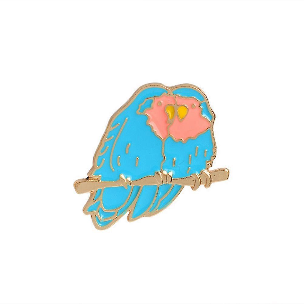 Brooch Accessories Parrot Shape Hard Enamel for Clothing Bag Decor Women Girls Children 2.9x2.8cm 1Set