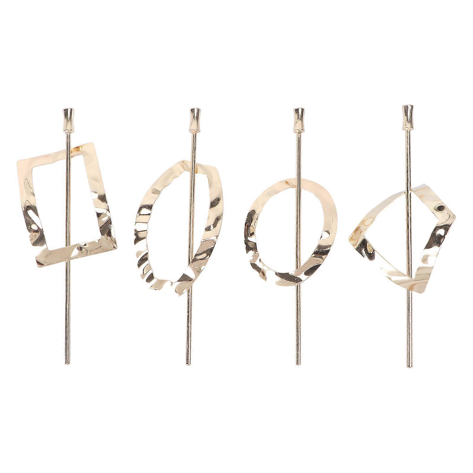 4pcs Retro Simple Women Hair Sticks Woman Hairstyle Updo Hairpin Accessory