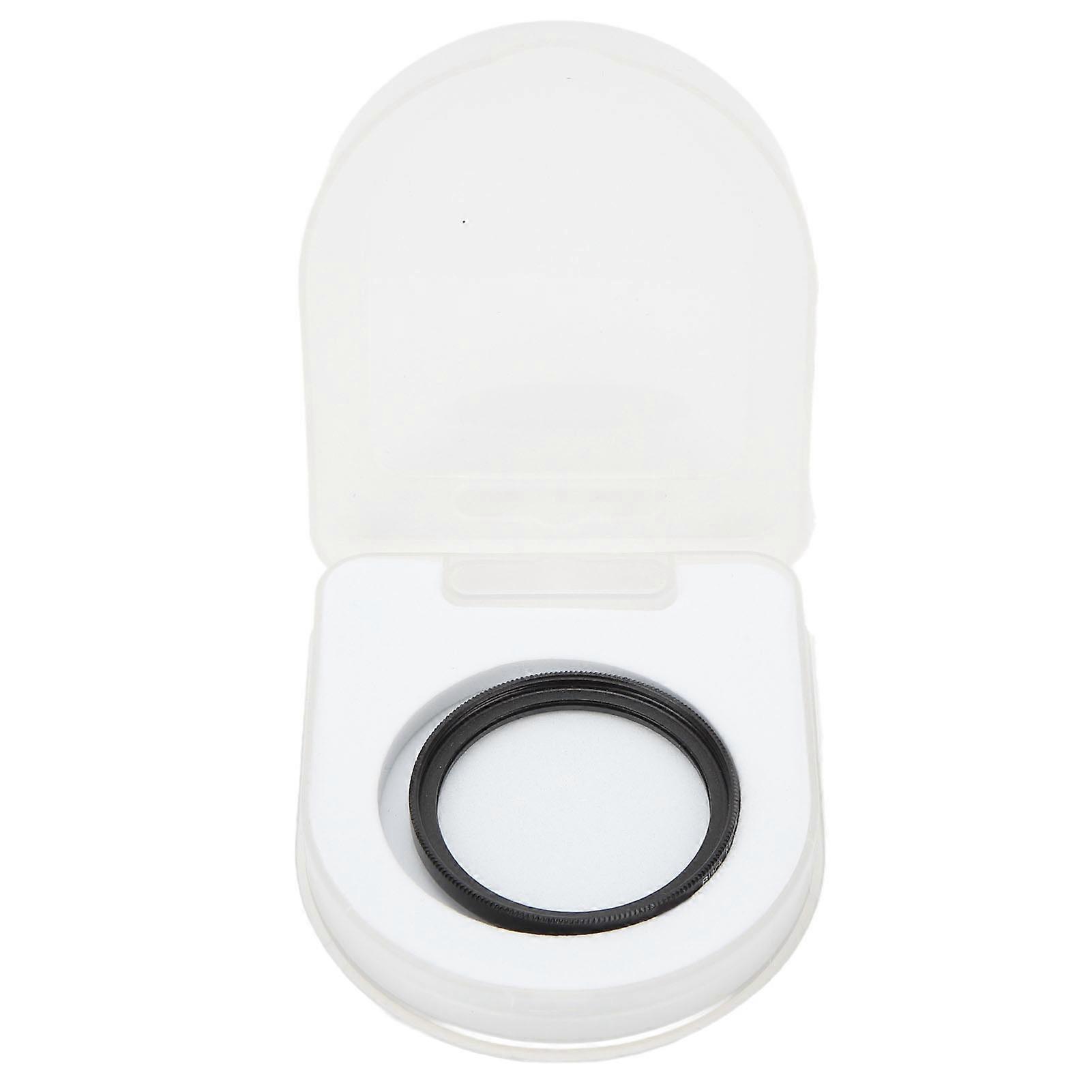 Black Diffusion 1/8 Lens Filter Black Mist Diffusion Lens Filter for Video Shooting Portrait Shooting Still Life Scenery 39MM