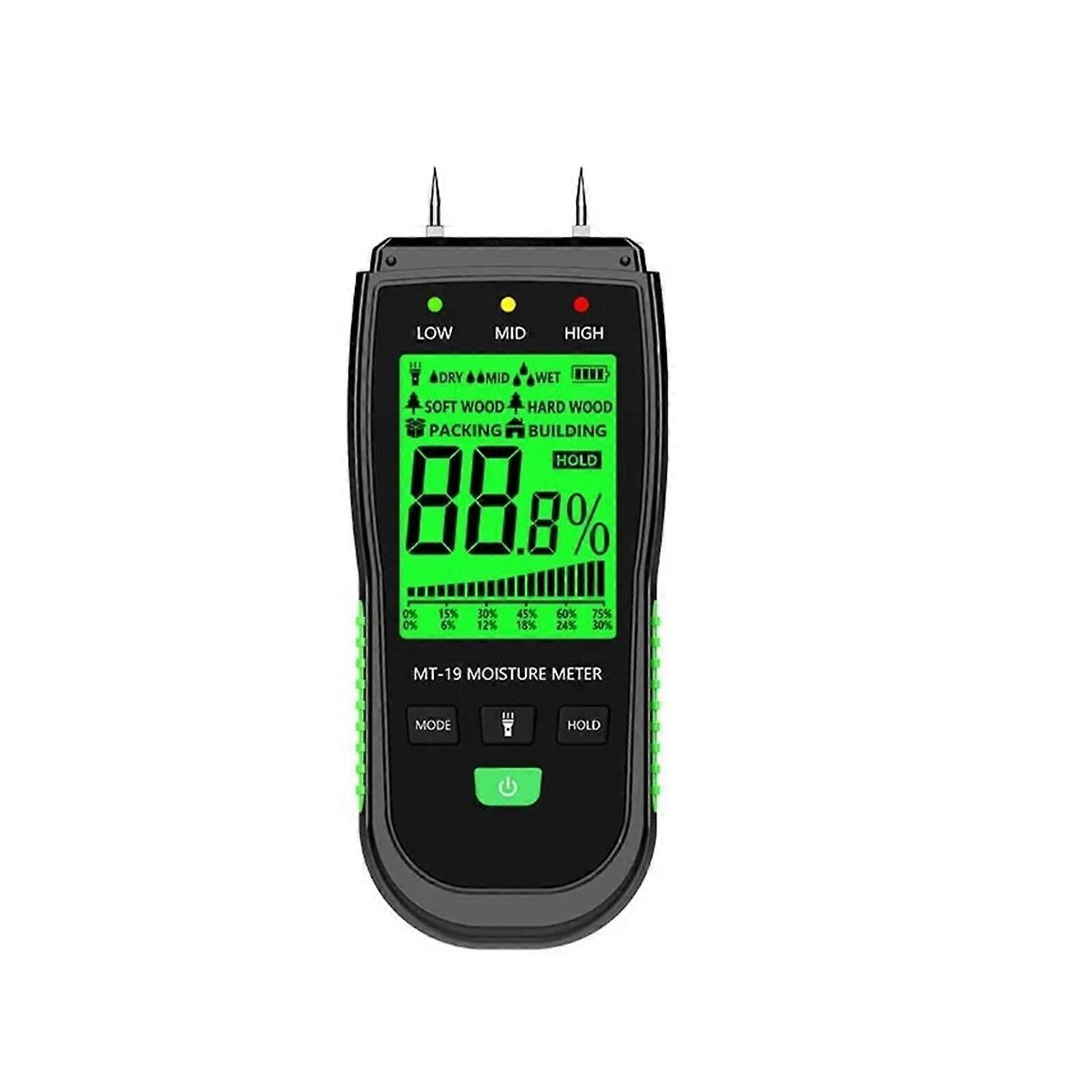 Wood moisture meter Wall moisture tester Cardboard hygrometer Cement target moisture meter Precise and accurate measurement