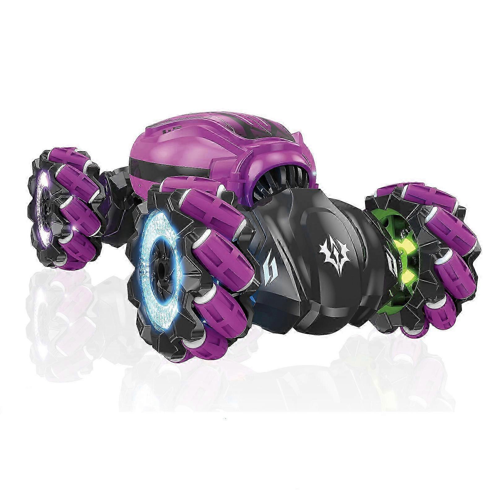 2025 Stunt Car Toys For Year Old Kids WD Remote Control Car With Watch Controller Gesture Sensor Rotating Car With LightsMusic Anti-drop