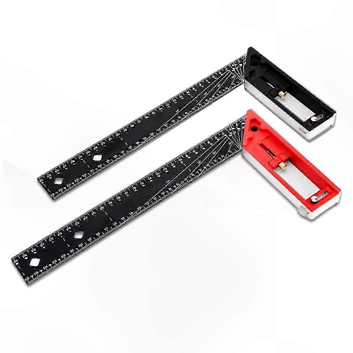 Adjustable 2-Piece Multi-Angle Ruler for Universal Use