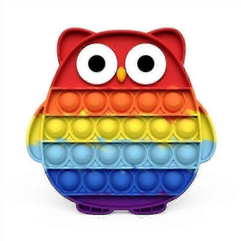 Colourfull Owl Stress Relief Toy