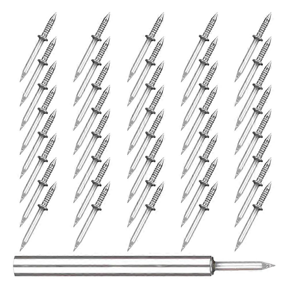 Seamless Double Headed Nails Picture Hanging Kit with Sleeve Tool for Damage Free Installation and Professional Home Decoration Finish
