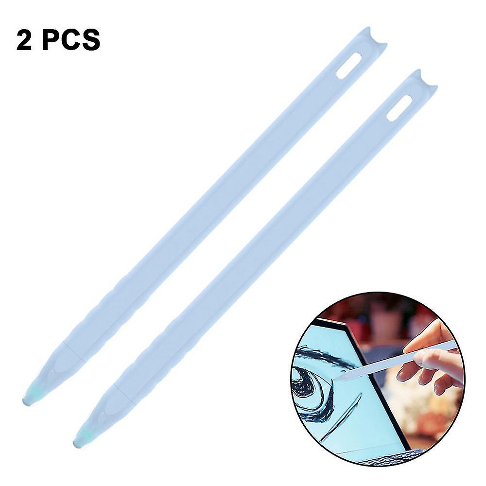 2pcs Silicone Case For Apple Pencil (2nd Gen) Case Cover Holder