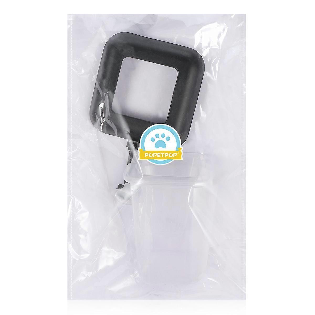 Black Worm Feeder Cone with Suction Cup for Fish Feeding in Aquariums, Made of ABS