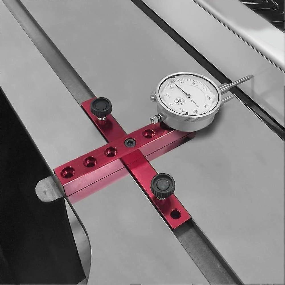 Stainless Steel Table Saw Dial Gauge Complete Alignment and Calibration Kit for Workshop Machines with Dial Gauge (Metric)
