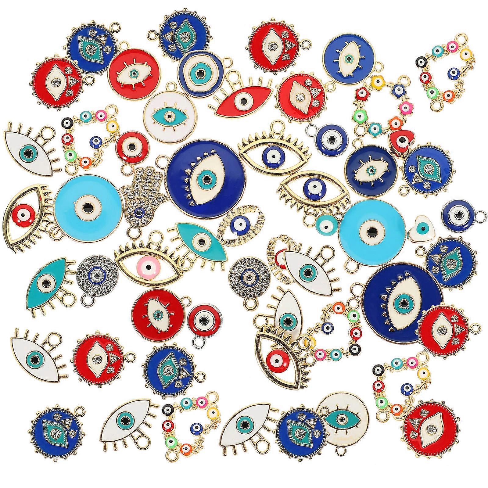 Creative Craft Ideas, Durable Evil Eye Charms for Necklaces