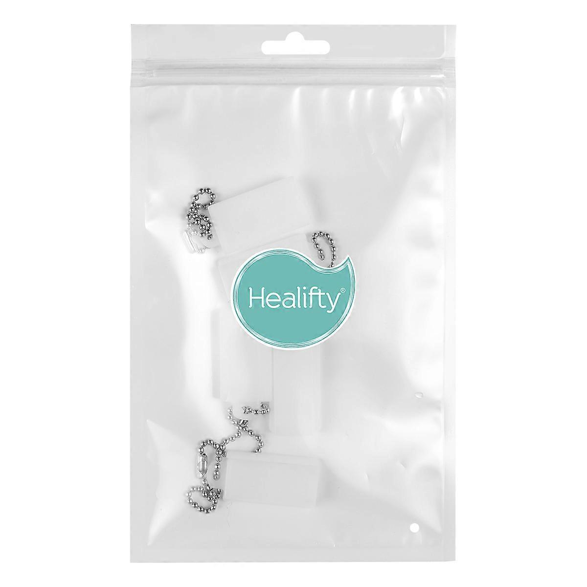 Healifty 5PCS Amplifier Plastic Battery Holder Storage Case Box with Keychain