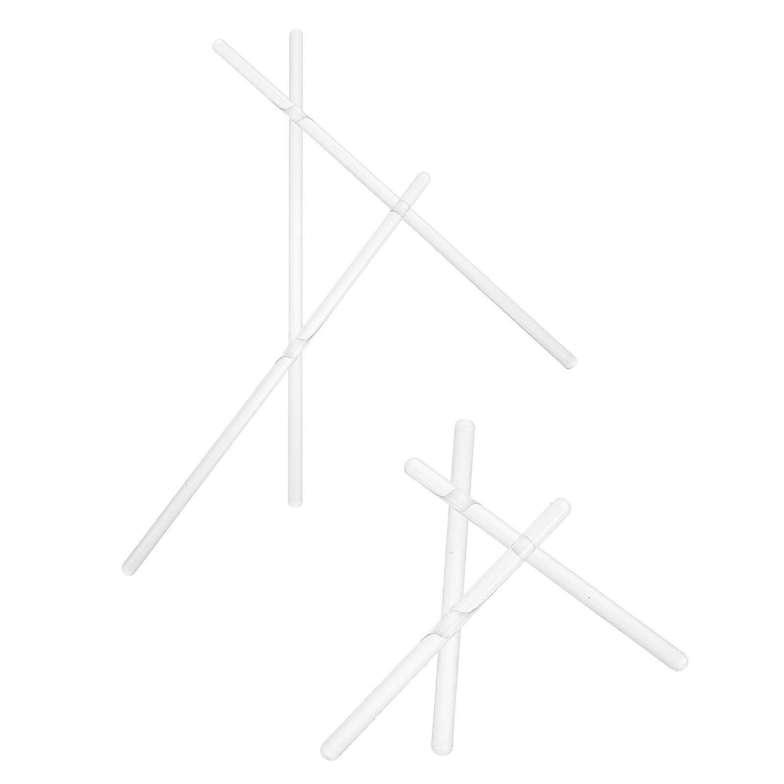 Glass Stirring Rod Set Heat Resistant Mixing Sticks for Cocktails, Science Experiments and Laboratory Use 6 Piece Practical Tools