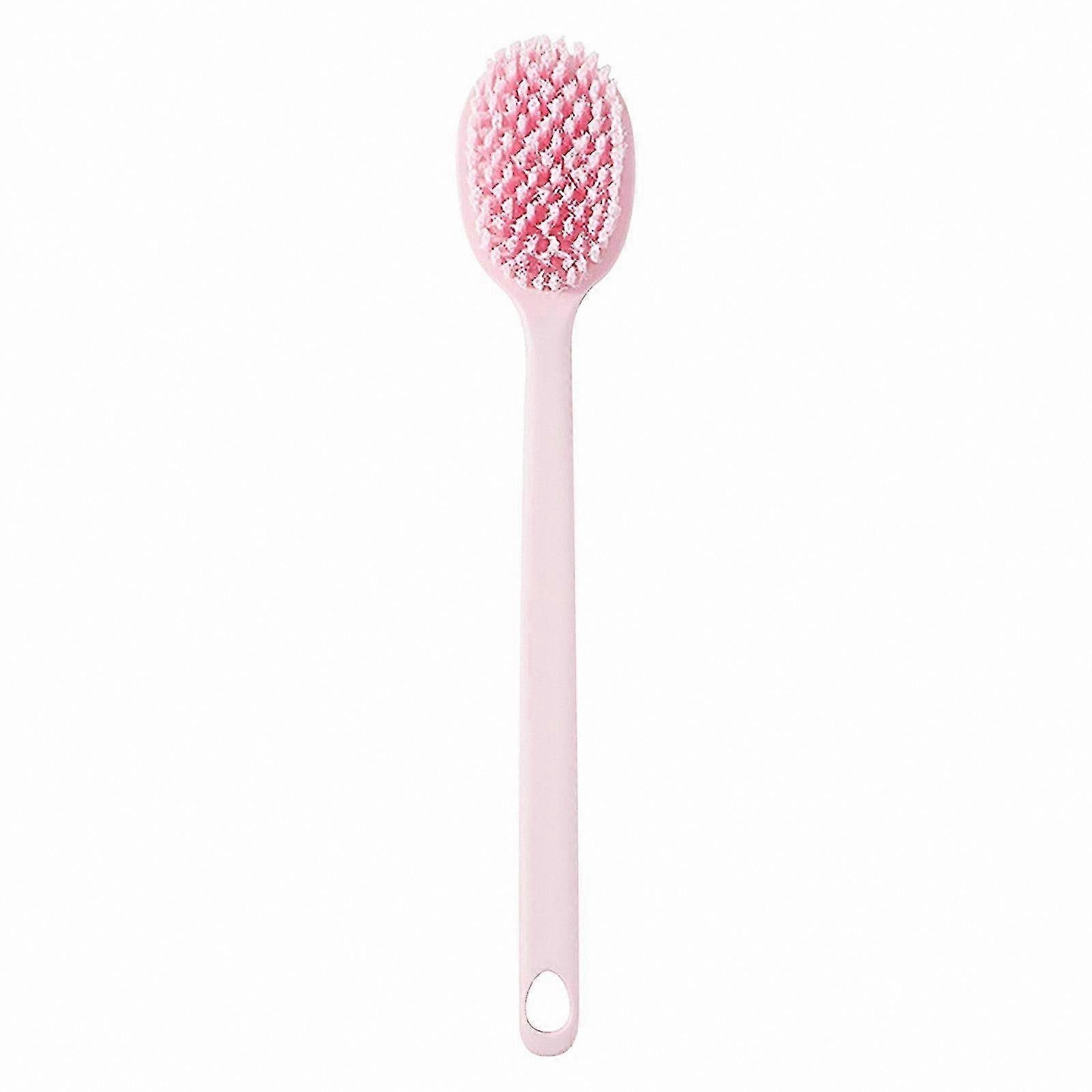 Soft Bristle Bathing Brush with Long Handle for Back and Body Cleaning