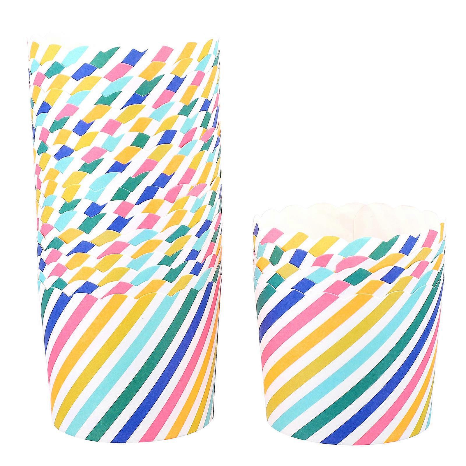 Cupcake Baking Cups 48Pcs Multi Color Oil-Proof Suitable For General Users In Western Restaurants