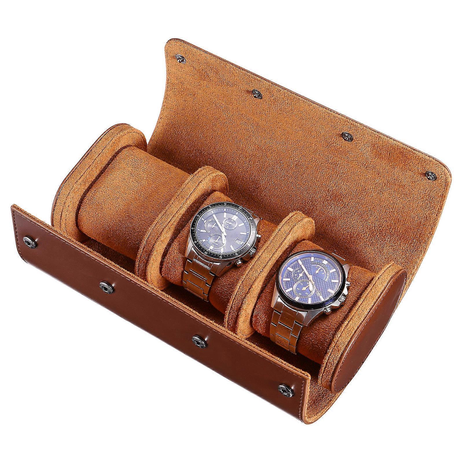 Watch Case For Travel In Sturdy Construction Ideal For Home Use And Business Trips With Fine 1Pack