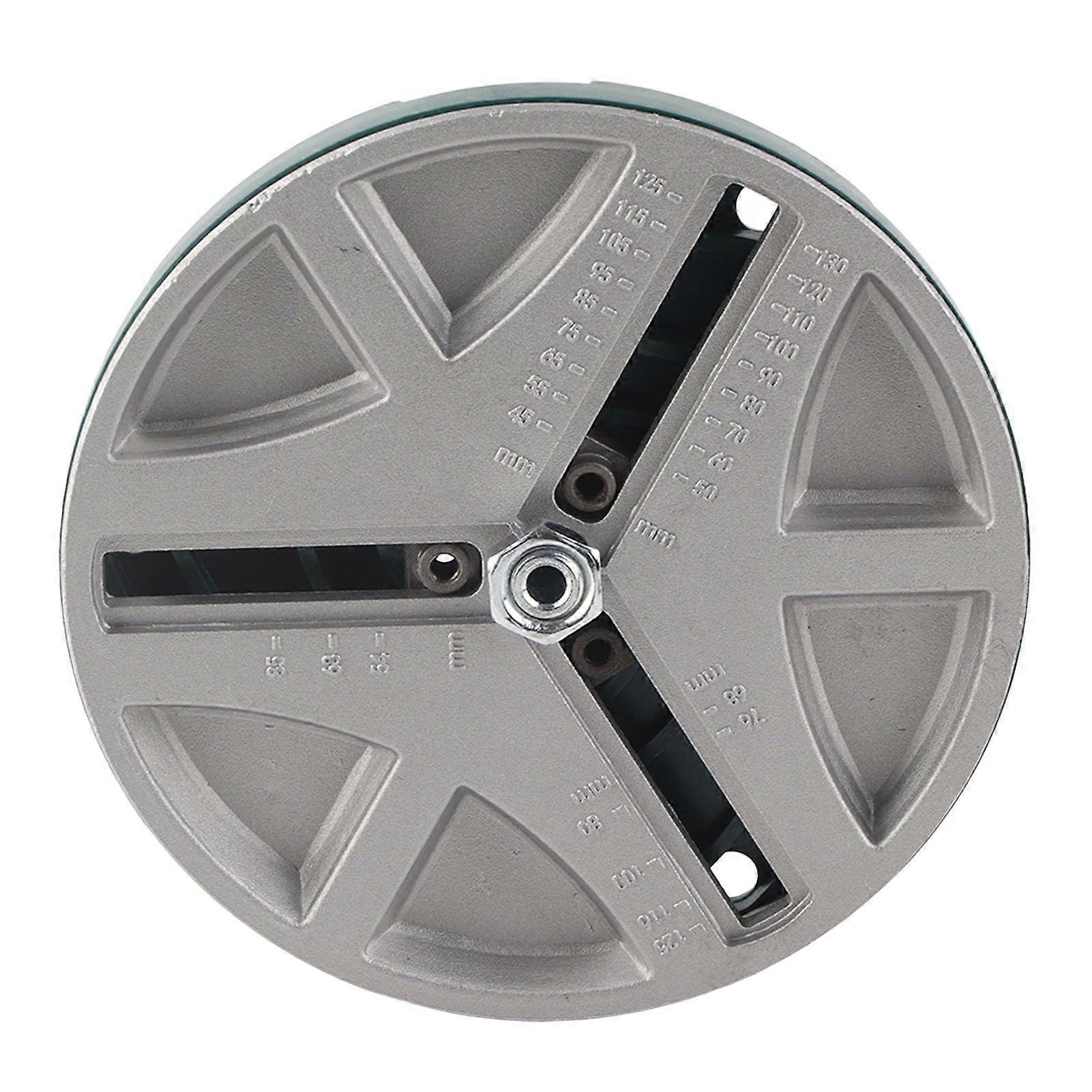 Adjustable Hole Saw Set 1.8 to 5.1 Inch Diameter, Wood Hole Cutter with Positioning Bit and 3 Teeth Blades for Drilling